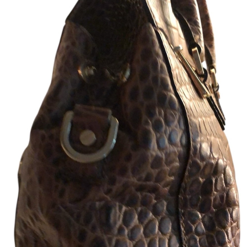 Michael Kors large Astrid handbag in walnut Rolled handles Crossbody strap - Picture 14 of 16